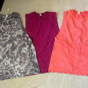 Bundle of 3 lululemon all yours tanks size 6